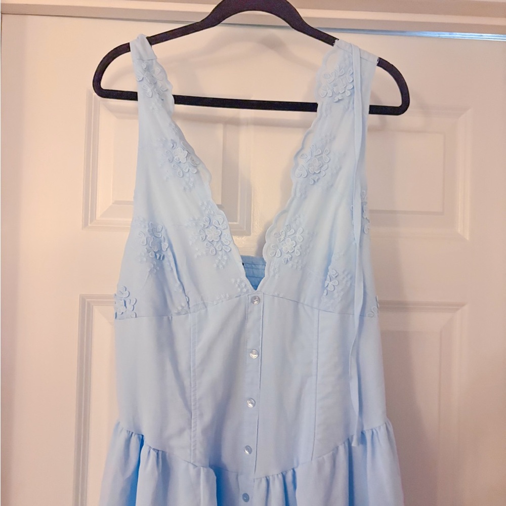 NEW WITH TAGS Wild Fable Light Blue Sleeveless Dress